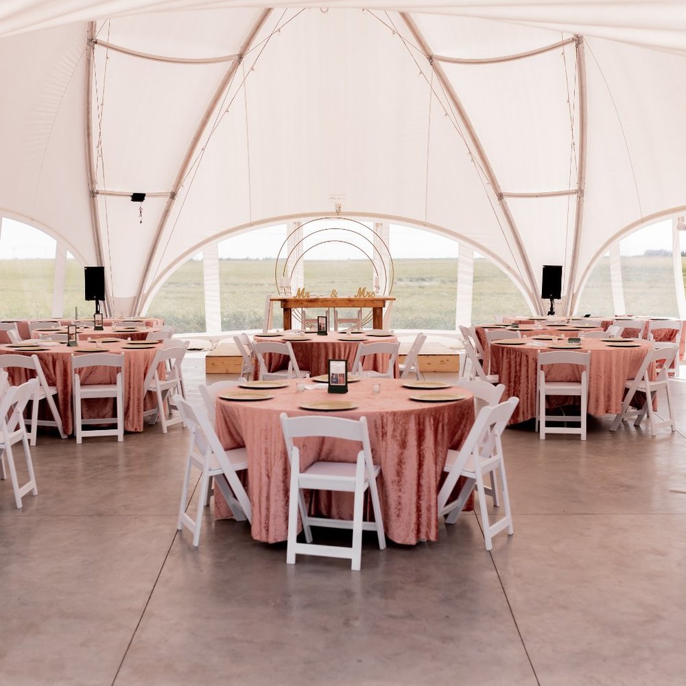 Dusty Rose Velvet 120" round tablecloths